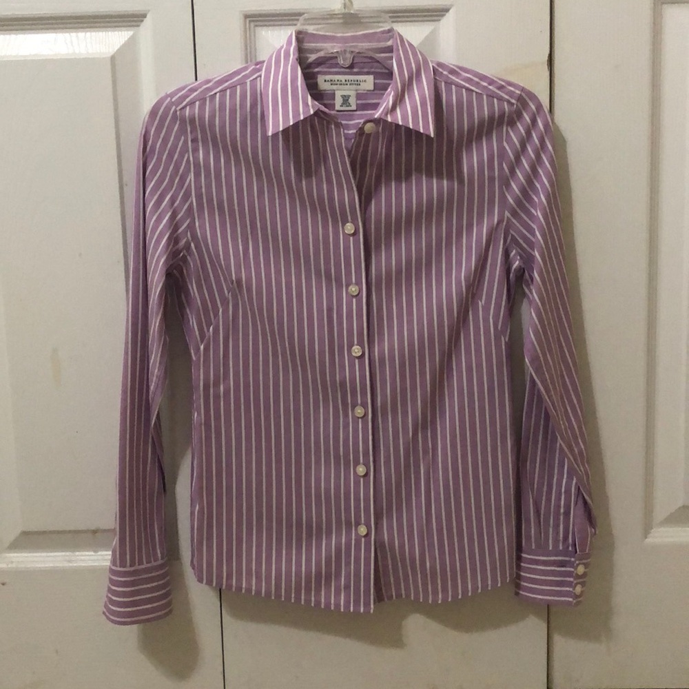Banana Republic Non-Iron Fitted Button Down Shirt